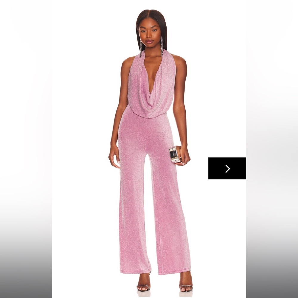 Pink superdown jumpsuit